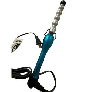 Bed Head TIGI Rock N Roller Beaded Curling Iron Waver High Heat Teal